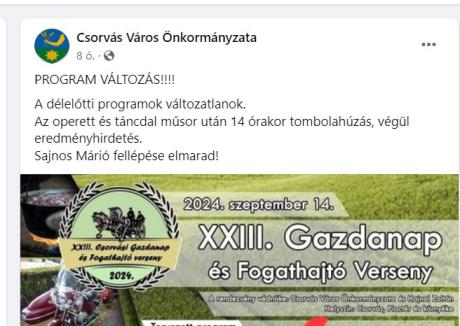 XXIII. Gazdanap Csorváson - II.